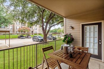 Private Balconies and Patios at The Clairborne Apartment Homes, Grand Prairie, TX